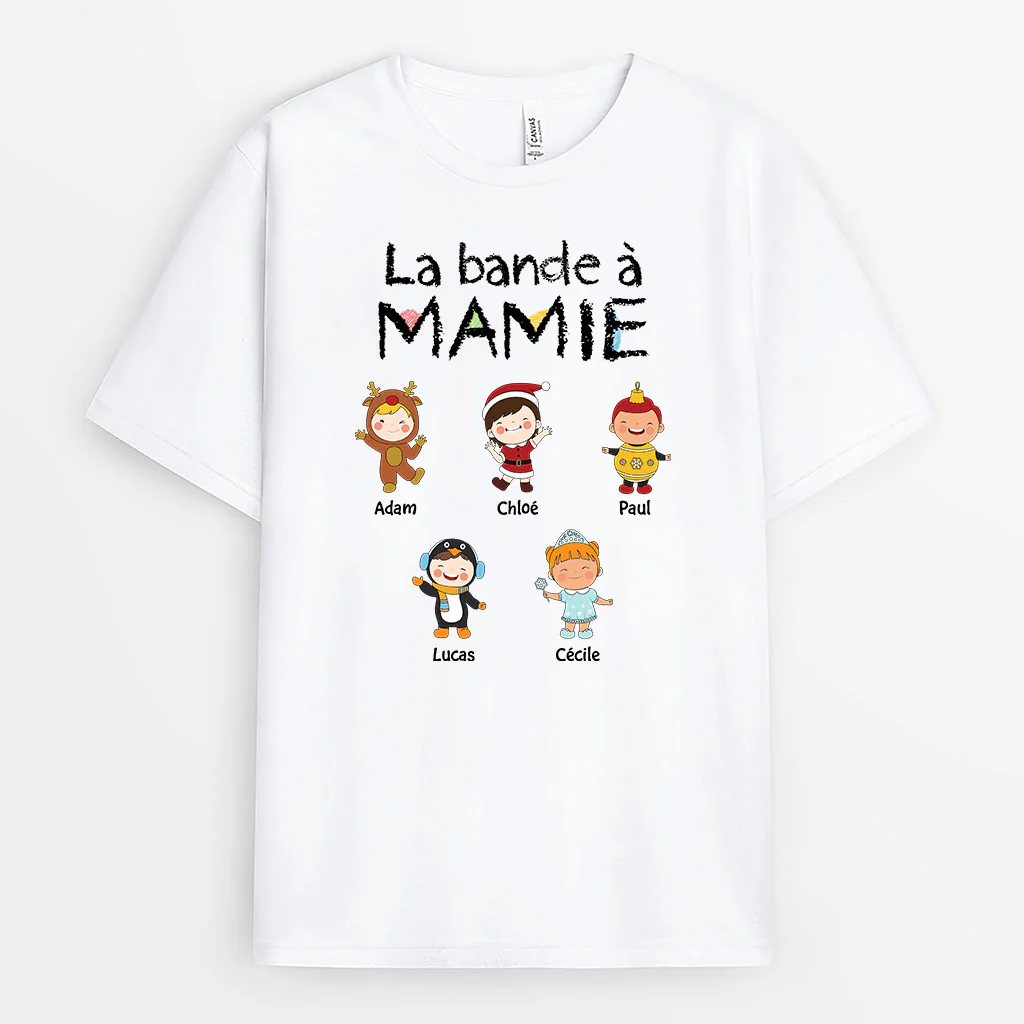 T Shirt Personnalisé Papy - La Bande À Papy Noël Originale - Image 2