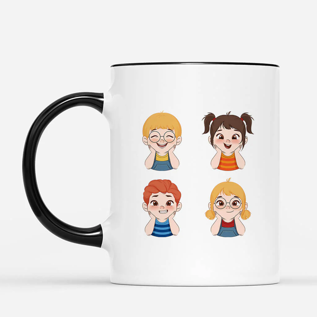 Tasse Personnalisée Papy - La Bande À Papy Avec Mots Croisés - Image 3