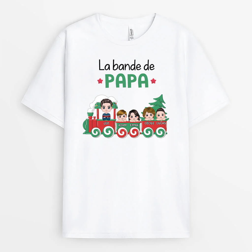 Cadeaux de Noël Personnalisés - T-shirt La Bande à Papy - Image 2