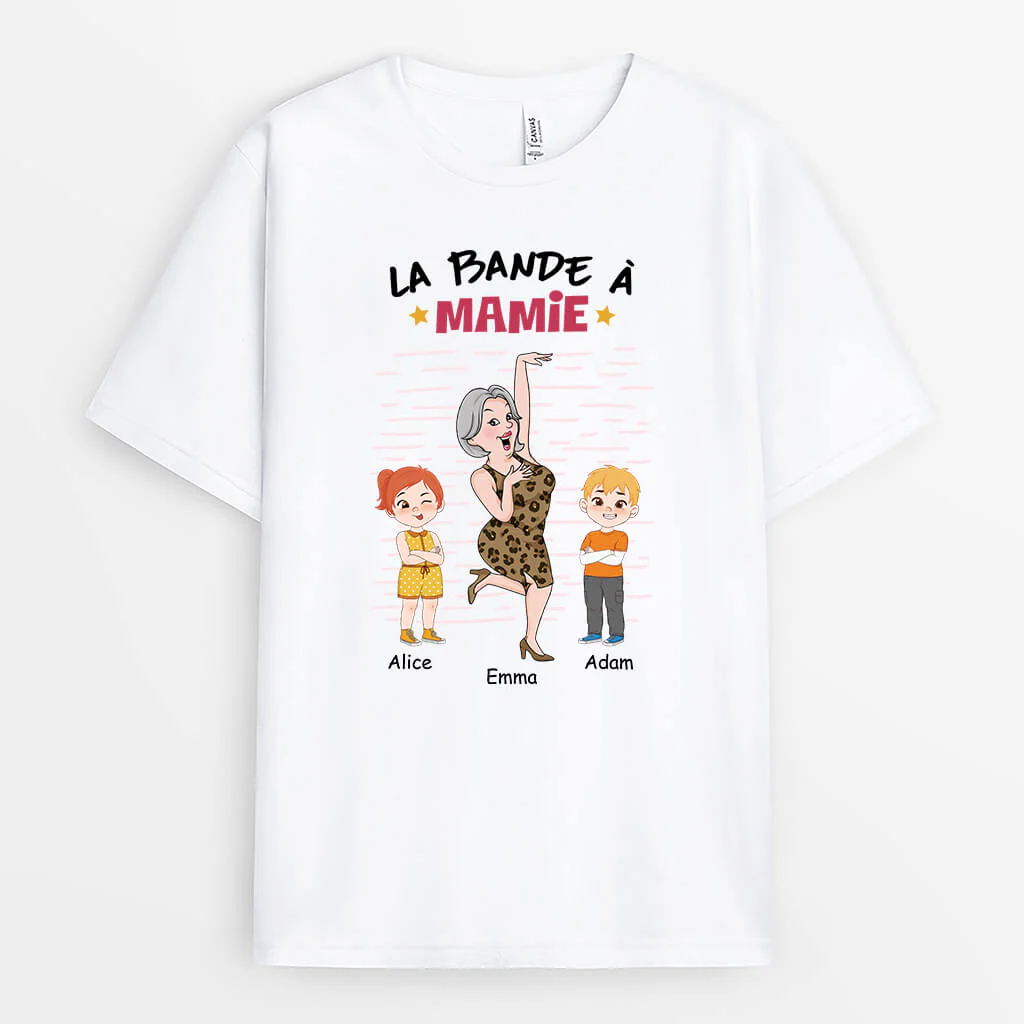 La Bande À Mamie Qui Danse - T-shirt Personnalisé Mamie Original