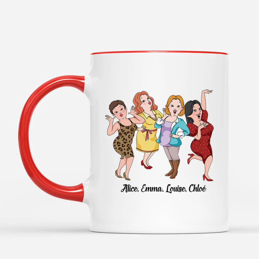 Mug personnalisé collègue - La joie et les rires - Image 2
