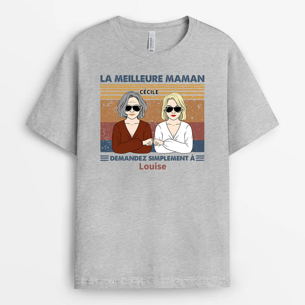 Tee Shirt Personnalisé Maman - La Meilleure Maman