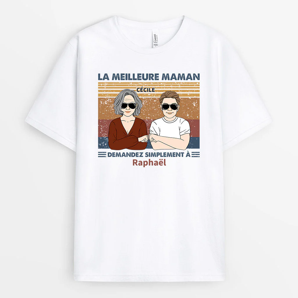 Tee Shirt Personnalisé Maman - La Meilleure Maman - Image 2