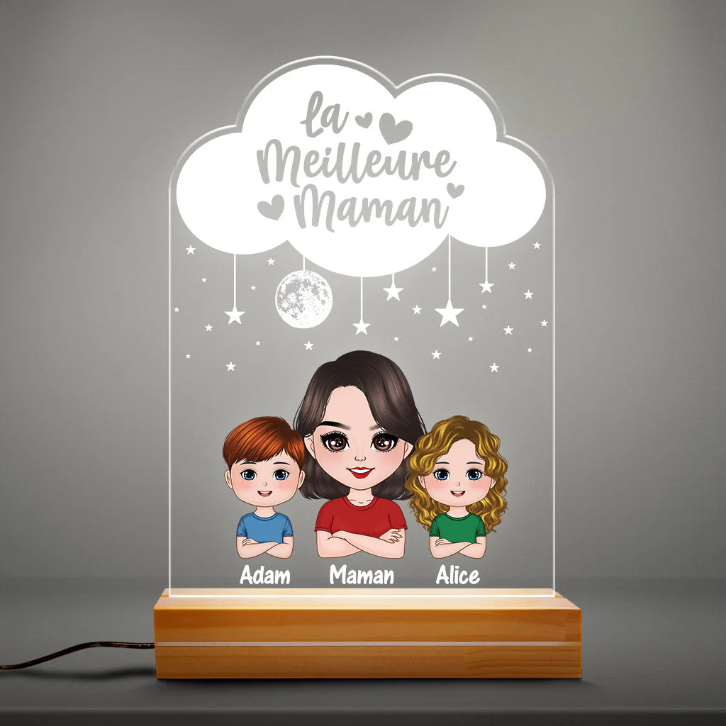 Veilleuse Personnalisée - La Meilleure Maman - Image 3