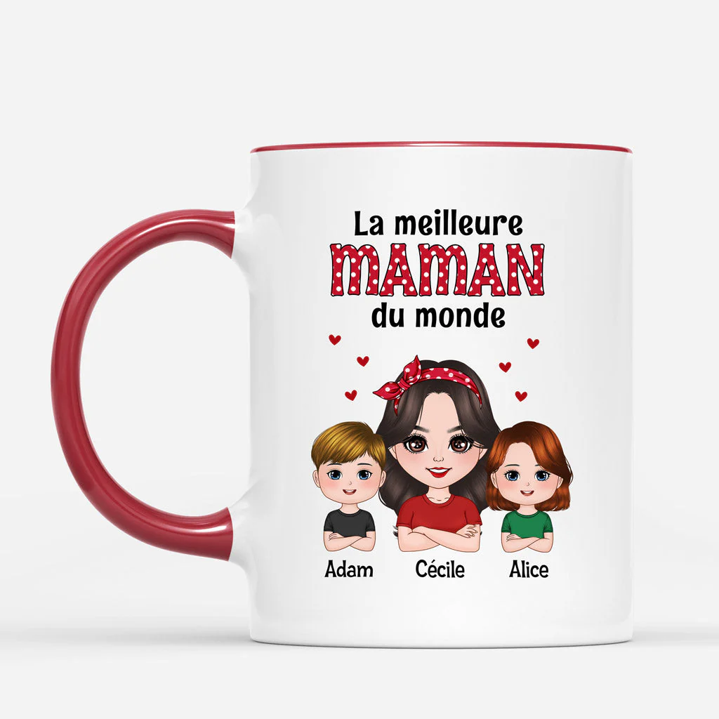 Mug Personnalisé Mamie – La Meilleure Mamie du Monde - Image 2