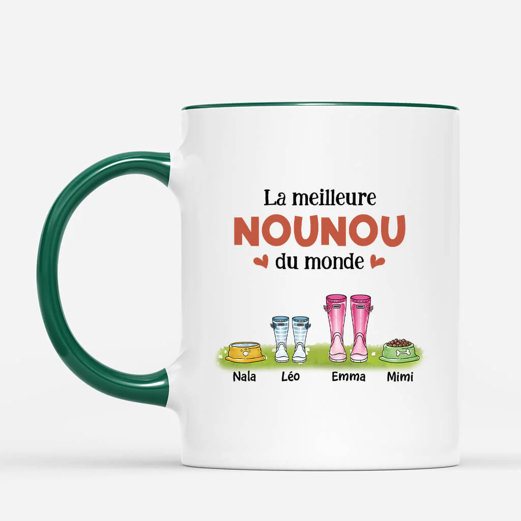 La Merveilleuse Nounou Du Monde - Mug Pour Nounou Personnalisé - Image 2