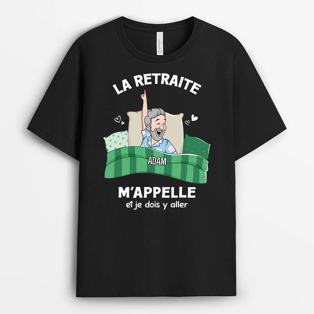 Tee Shirt Personnalisé Retraite Homme – La Retraite M'Appelle
