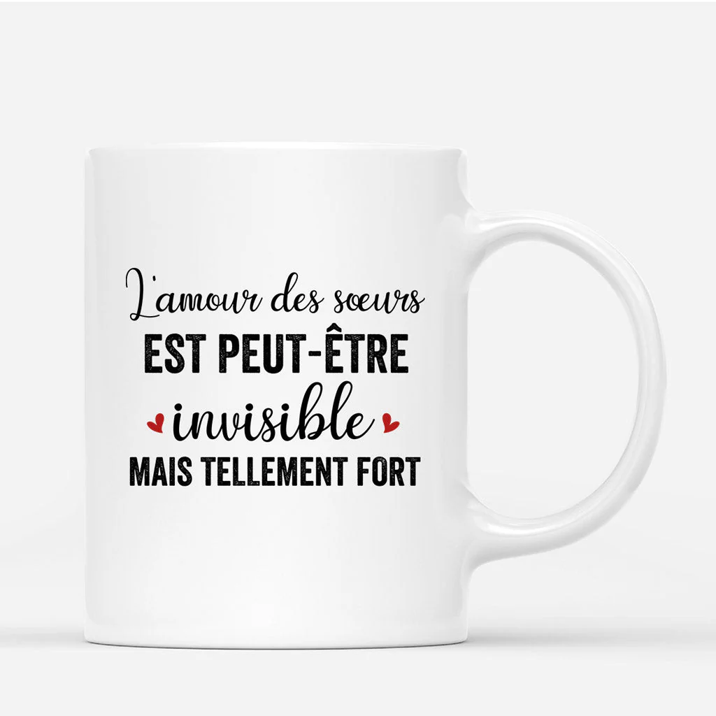 Tasse de Noël personnalisée – L’Amour des Sœurs - Image 3