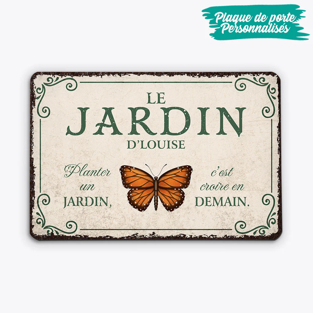 Plaque Jardin Personnalisée Maman - Le jardin de Mamie/Maman - Image 2