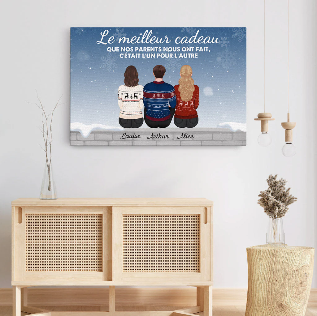 Toile Avec Prenom Personnalisée - Le Meilleur Cadeau - Image 3