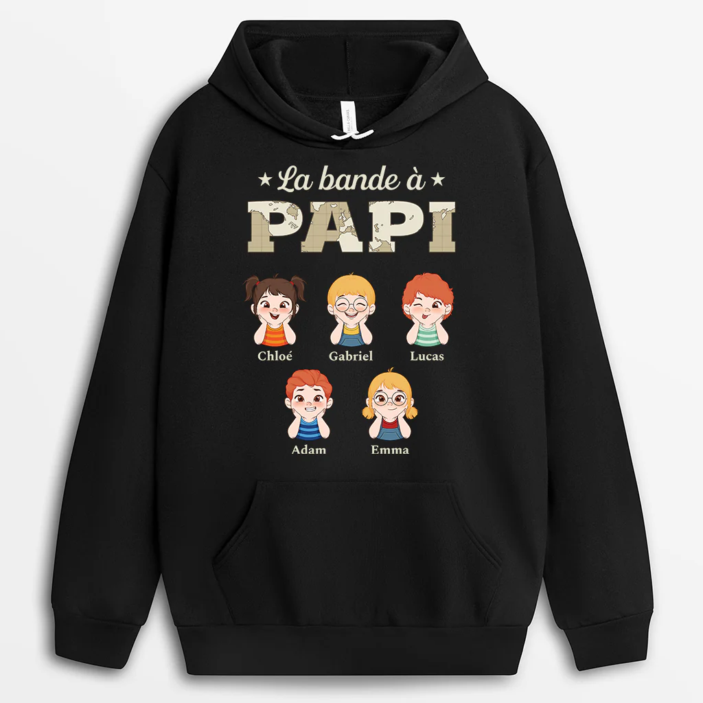 Sweat à Capuche Personnalisé Papa – La Bande à Papa - Image 2