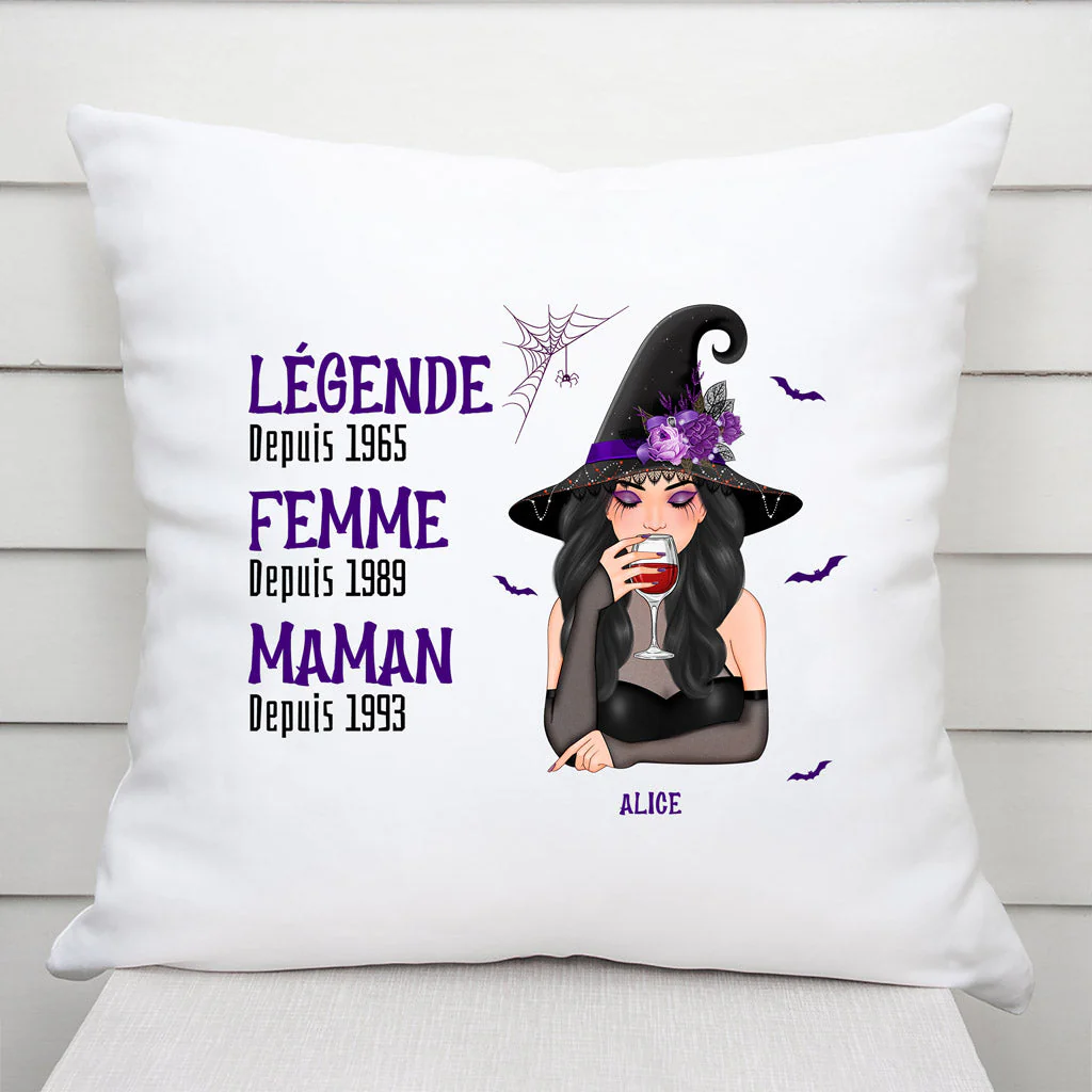 Coussin Personnalisé Mamie -  Légende Femme Mamie Maman - Image 2