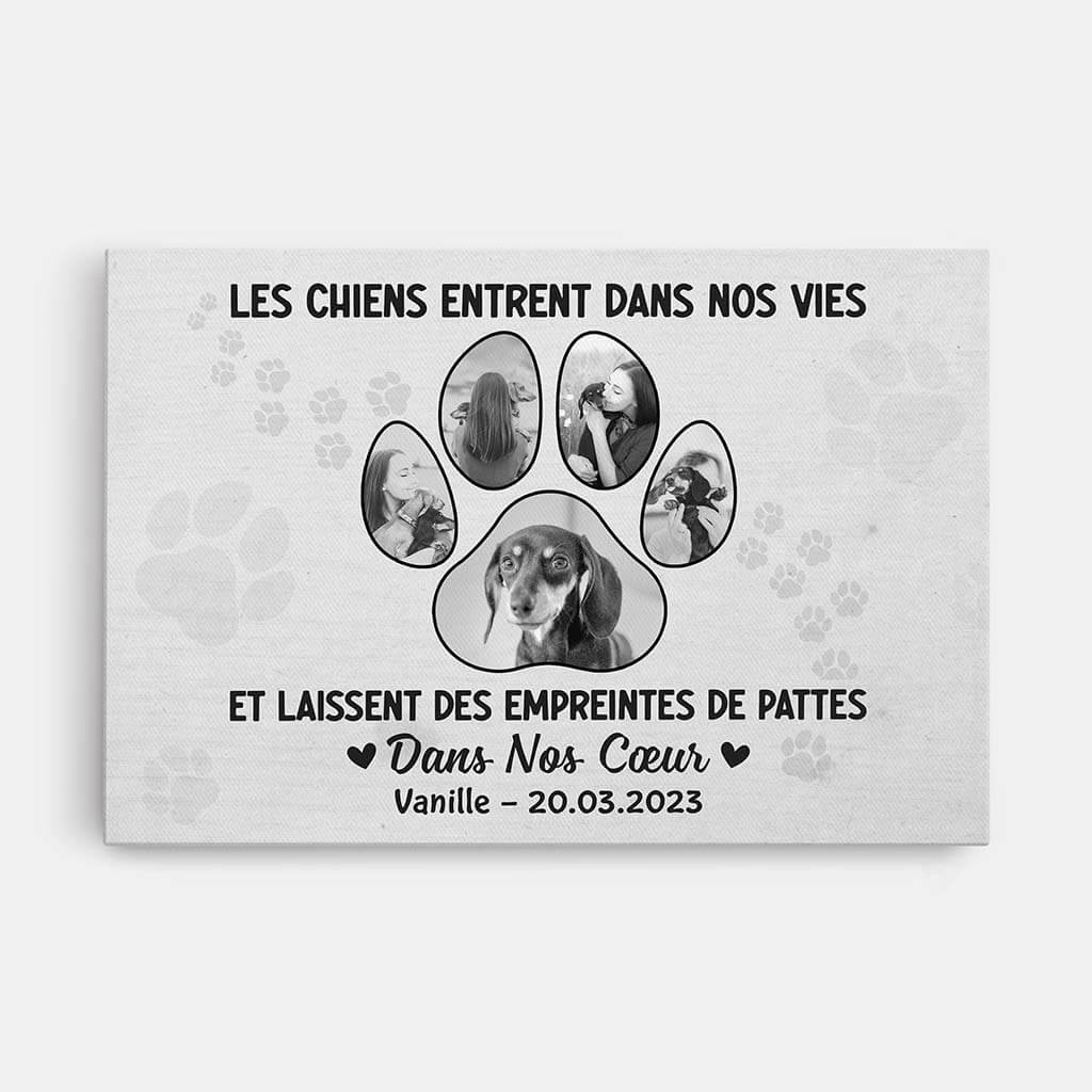 Les Chiens/Chats Entrent Dans Notre Vie - Toile Personnalisable Animaux