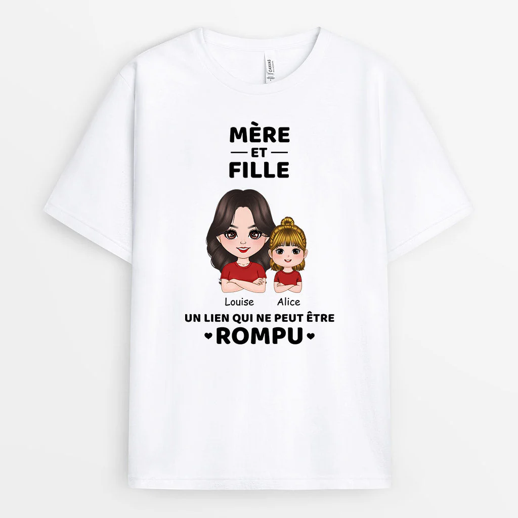 T Shirt Personnalisé Mamie - Grand-Mère et Petits-Enfants - Image 2