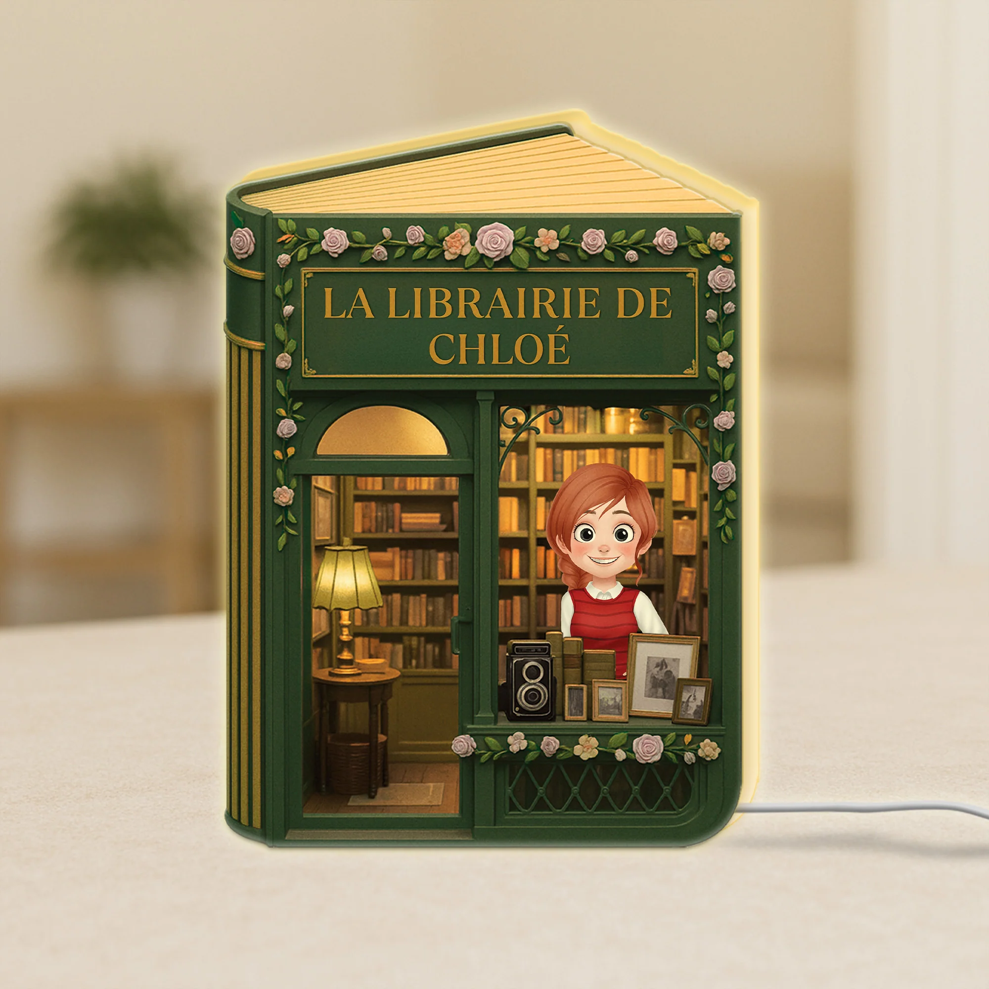 Lightbox Personnalisable - Librairie Pour Amoureux Des Livres