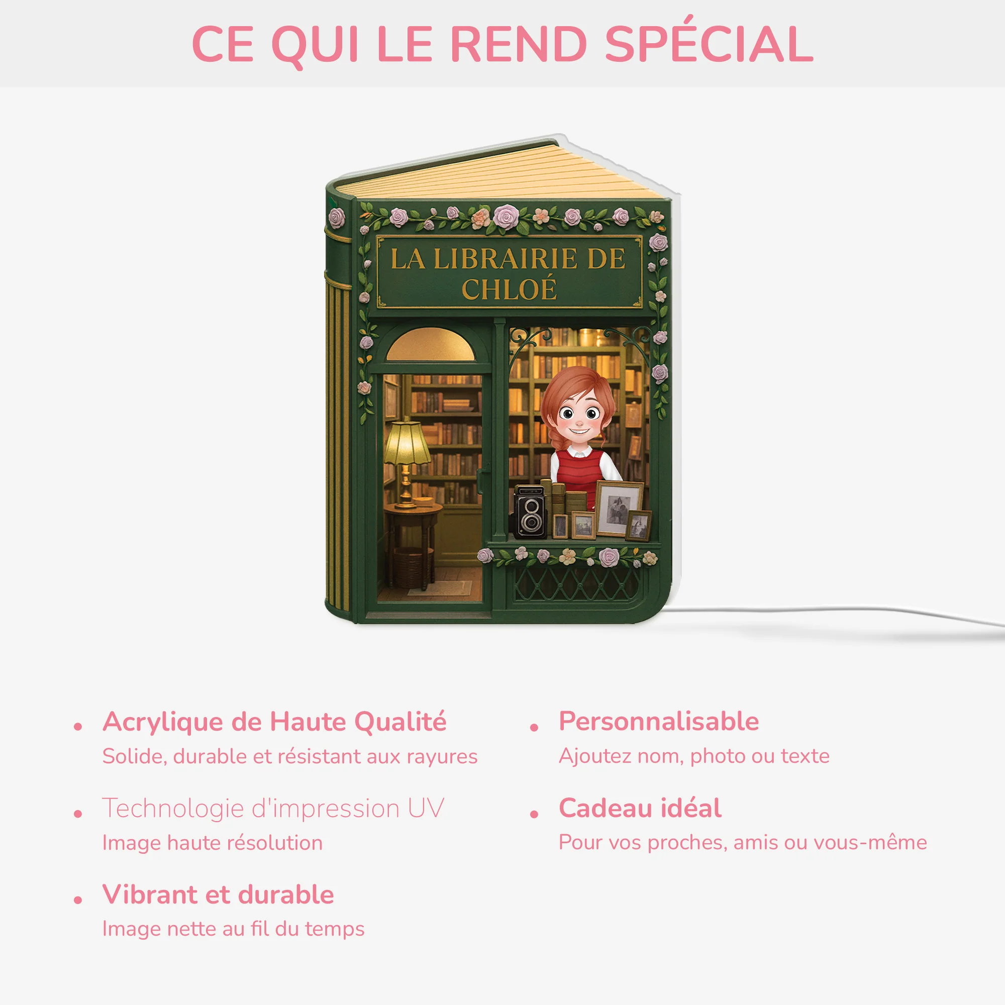 Lightbox Personnalisable - Librairie Pour Amoureux Des Livres - Image 4