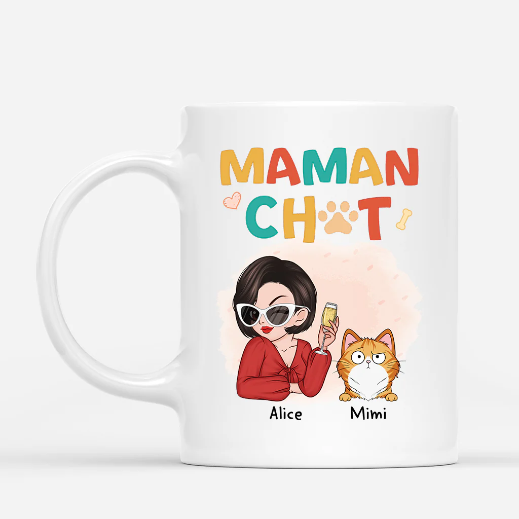 Mug Personnalisé Chat – Tasse Pour Maman Chat