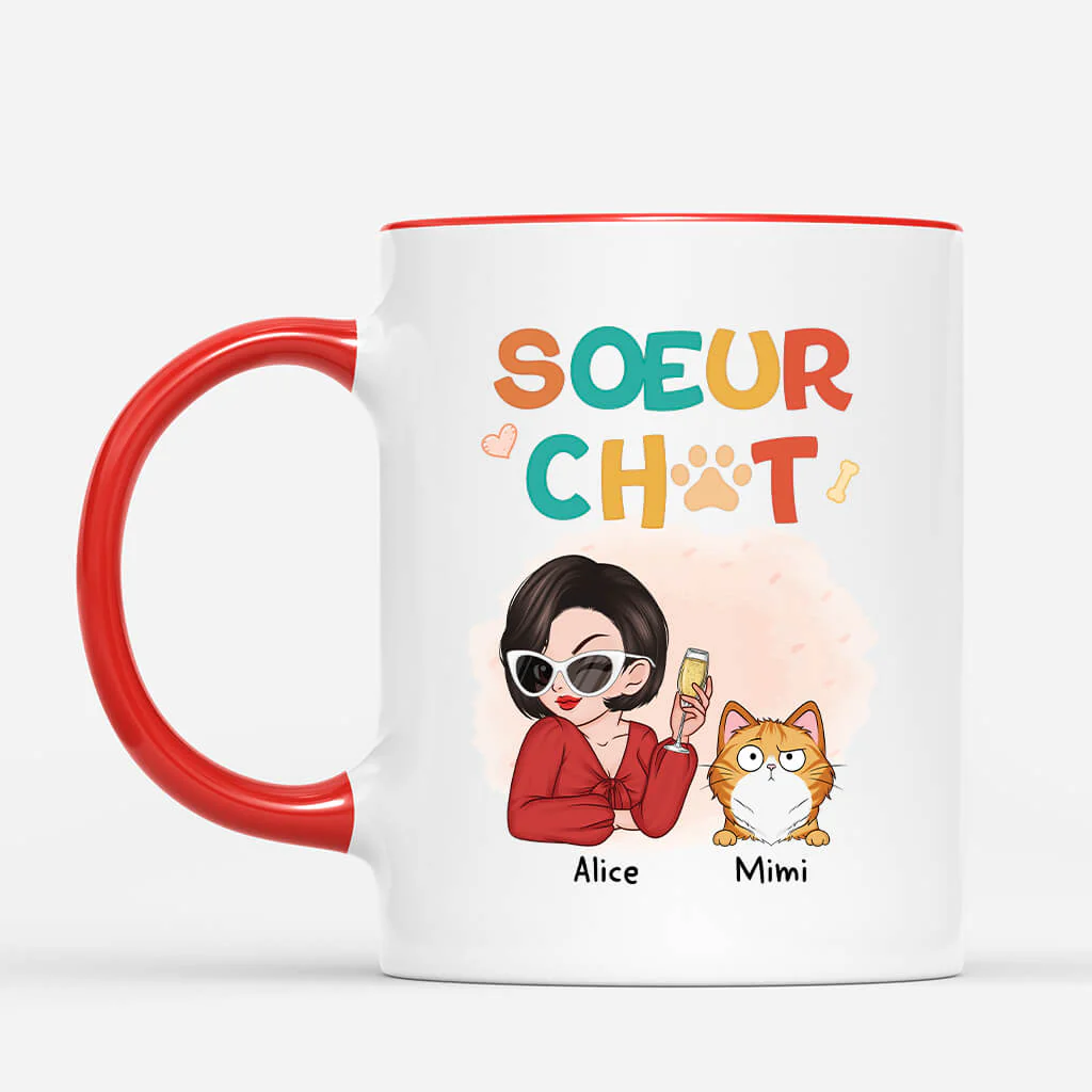 Mug Personnalisé Chat – Tasse Pour Maman Chat - Image 2
