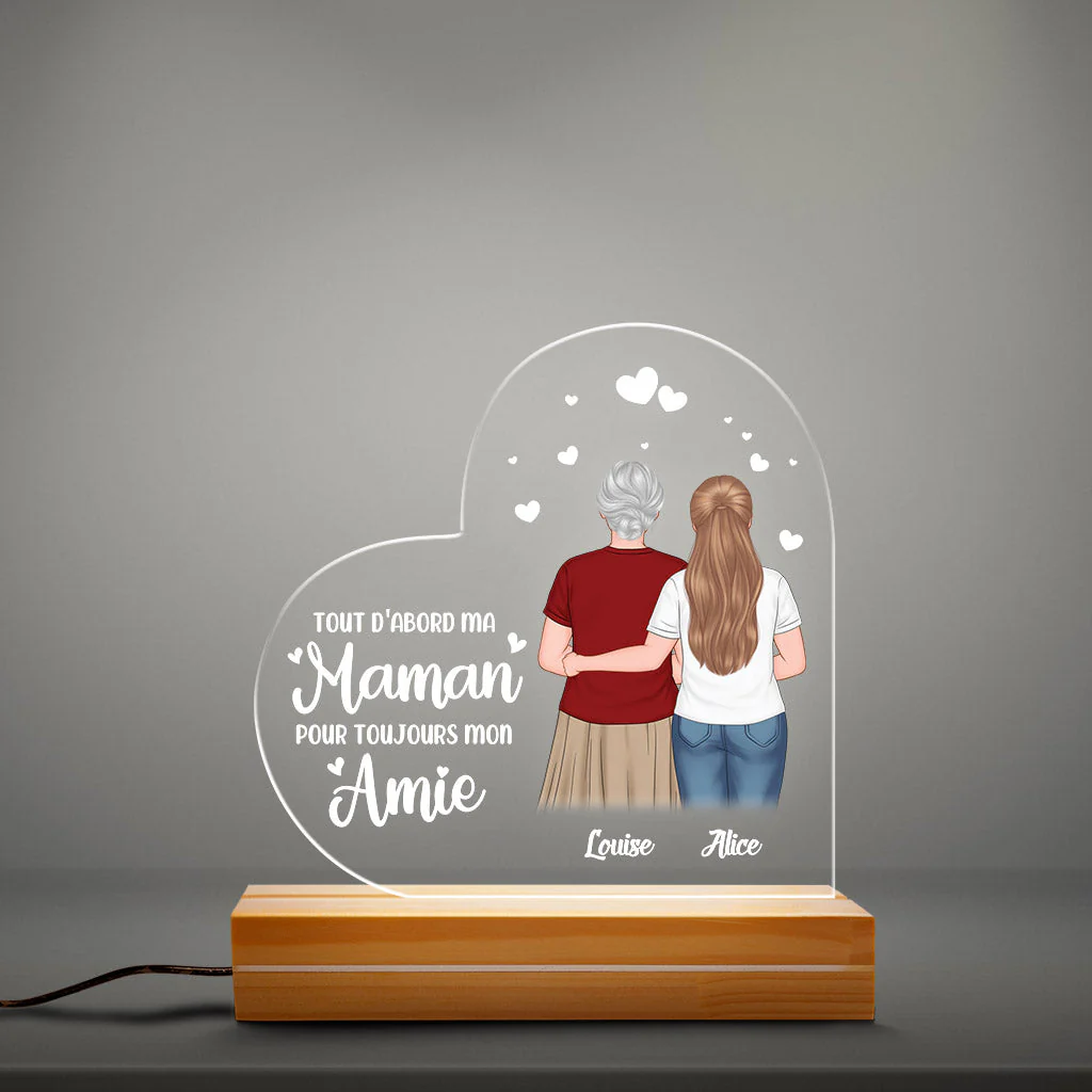 Veilleuse Personnalisée - Maman Et Fille - Image 3