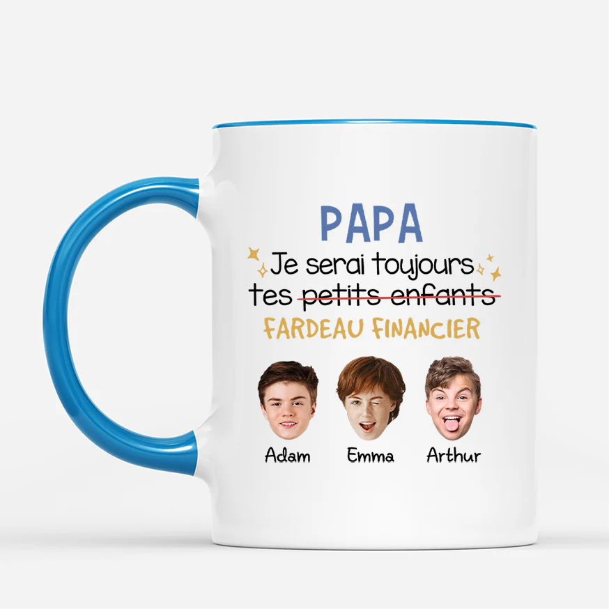 Mug Personnalisé Maman - Maman Je Serai Toujours Ton Fardeau Financier - Image 2
