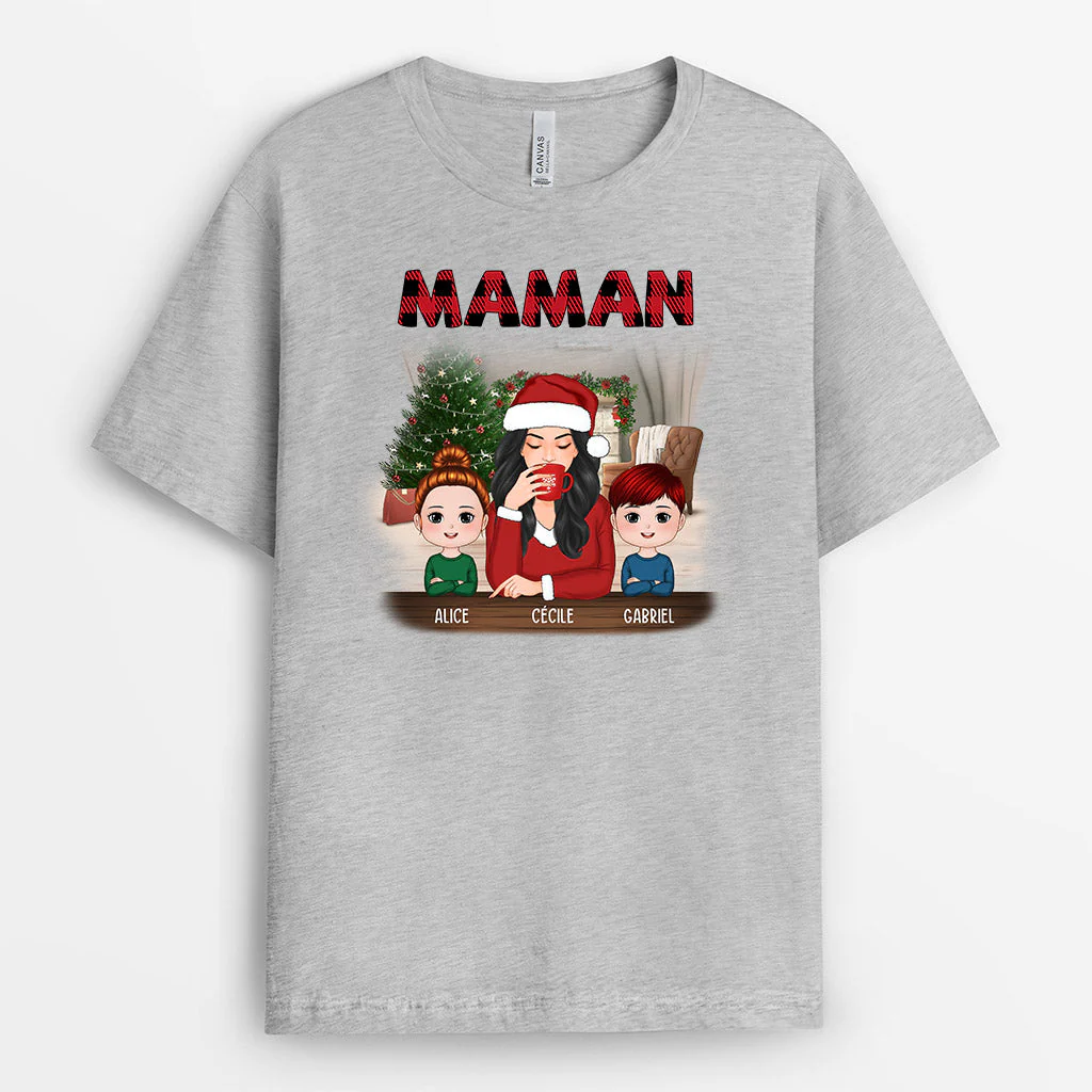 T Shirt Mamie Personnalisé - Mamie | Cadeau Noël - Image 2