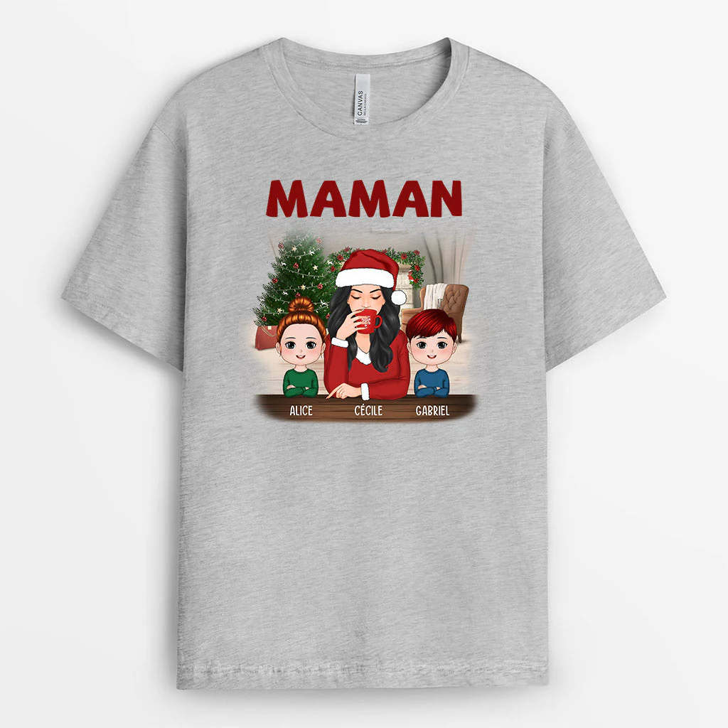 T Shirt Mamie Personnalisé - Mamie | Cadeau Noël - Image 3