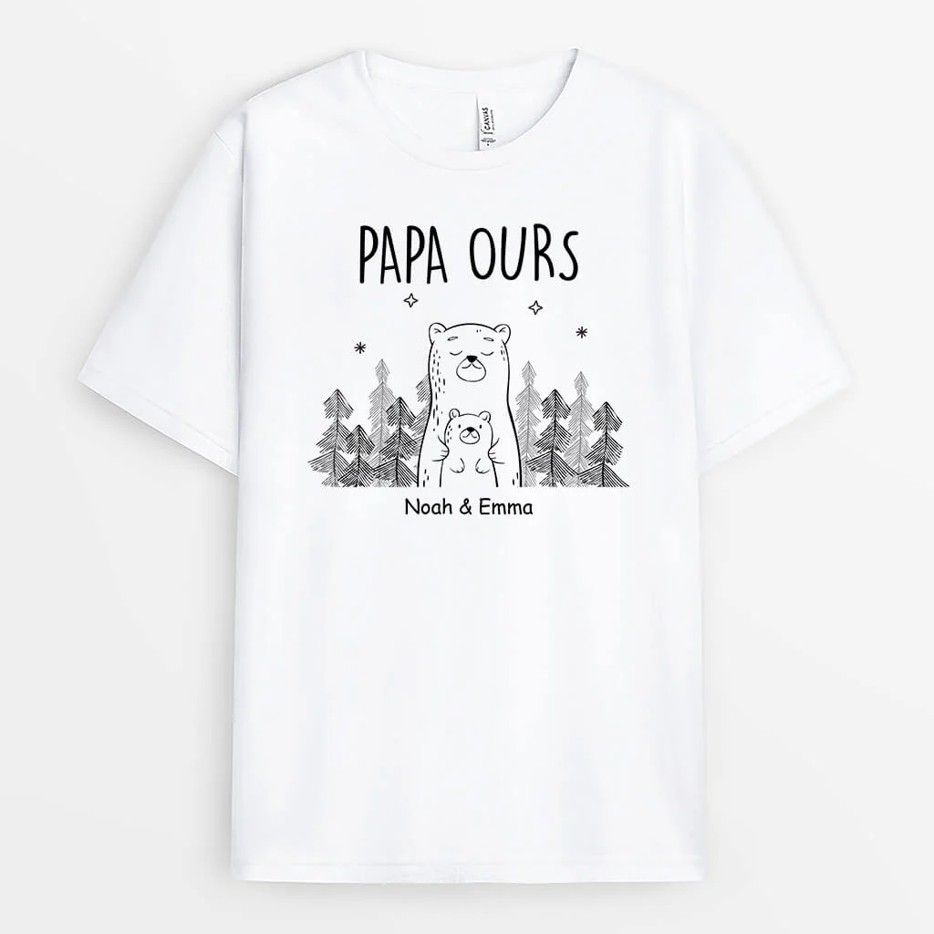 Tee Shirt Personnalisé Grand Mère - Mamie Ourse - Image 2