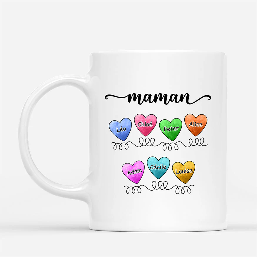 Tasse Personnalisée Mamie – Mamie et Maman