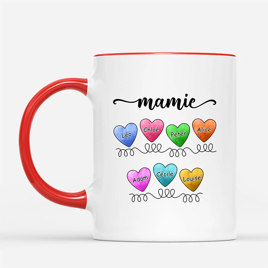 Tasse Personnalisée Mamie – Mamie et Maman - Image 2