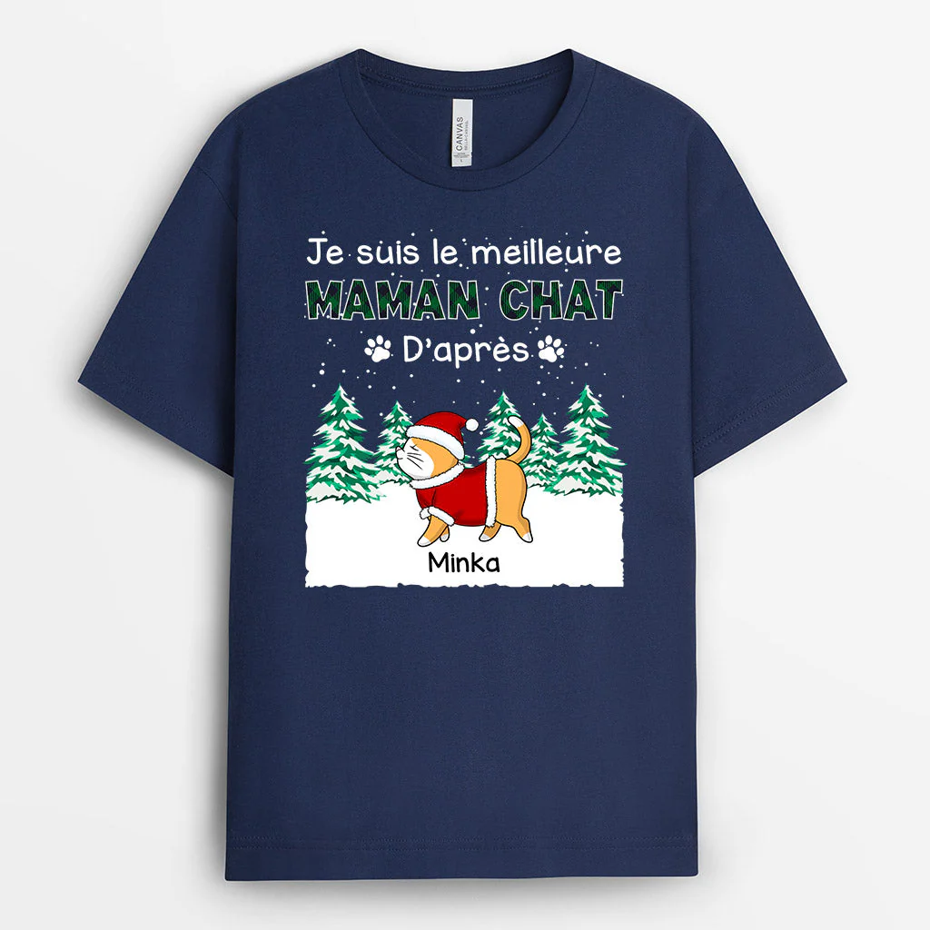T-shirt Personnalisé - Meilleur Papa Chat & Meilleure Maman Chat - Image 3