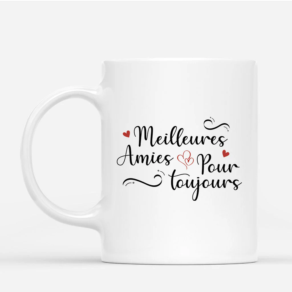 Mug Amitié Personnalisable | Meilleures Amies Pour Toujours - Image 3