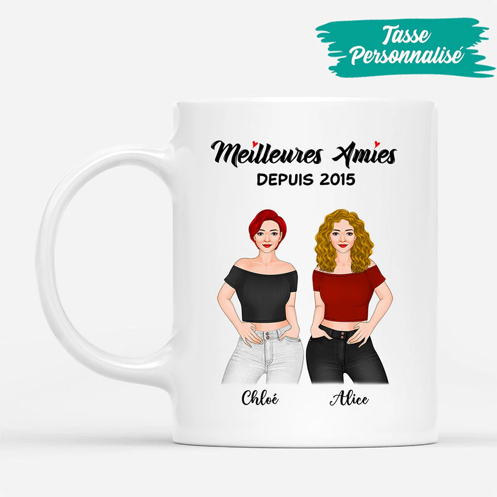 Tasse Personnalisée Meilleure Amie | Tasse Amitié - Image 2