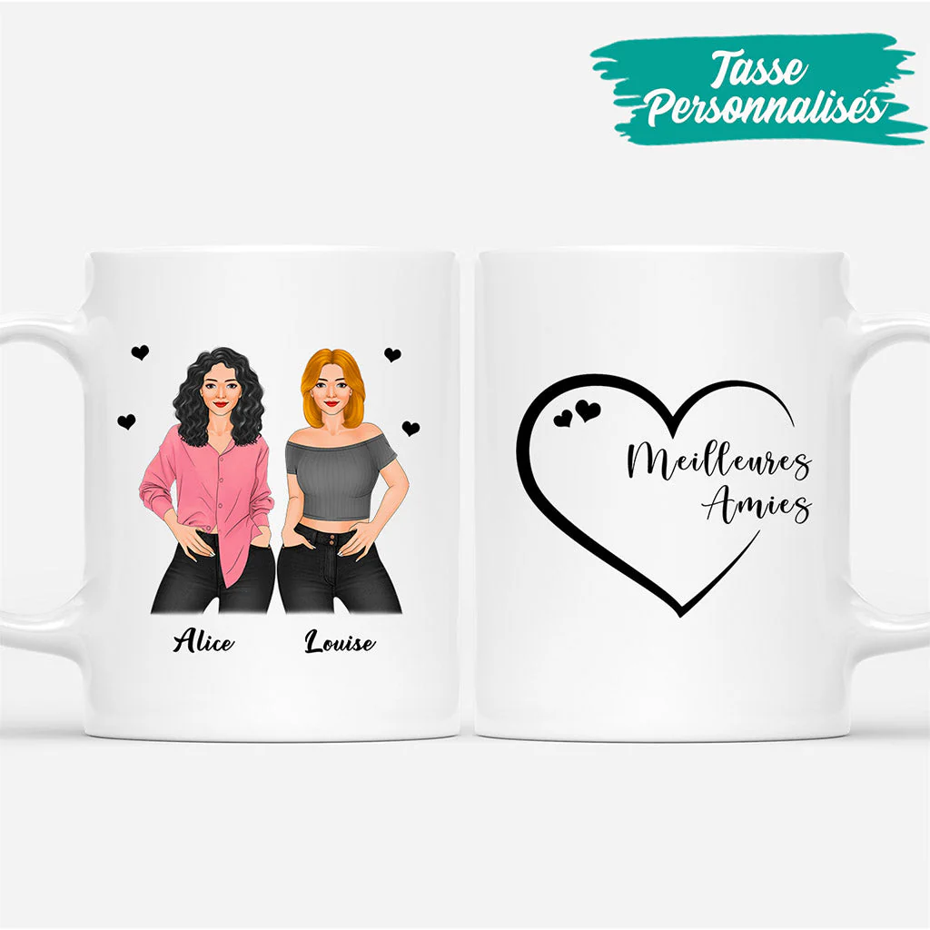 Tasse Meilleure Amie Personnalisable | Mug Amitié - Image 4