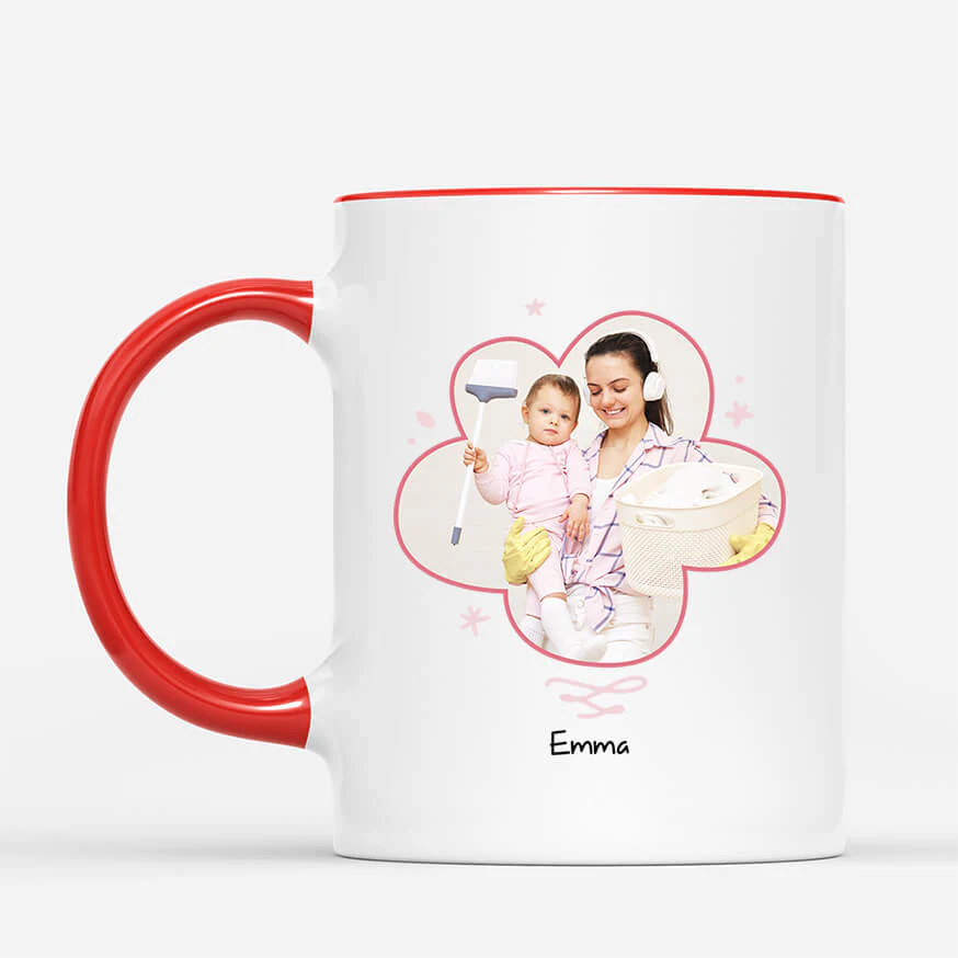 Mug personnalisé pour nounou – Merci de m’avoir fait grandir - Image 2