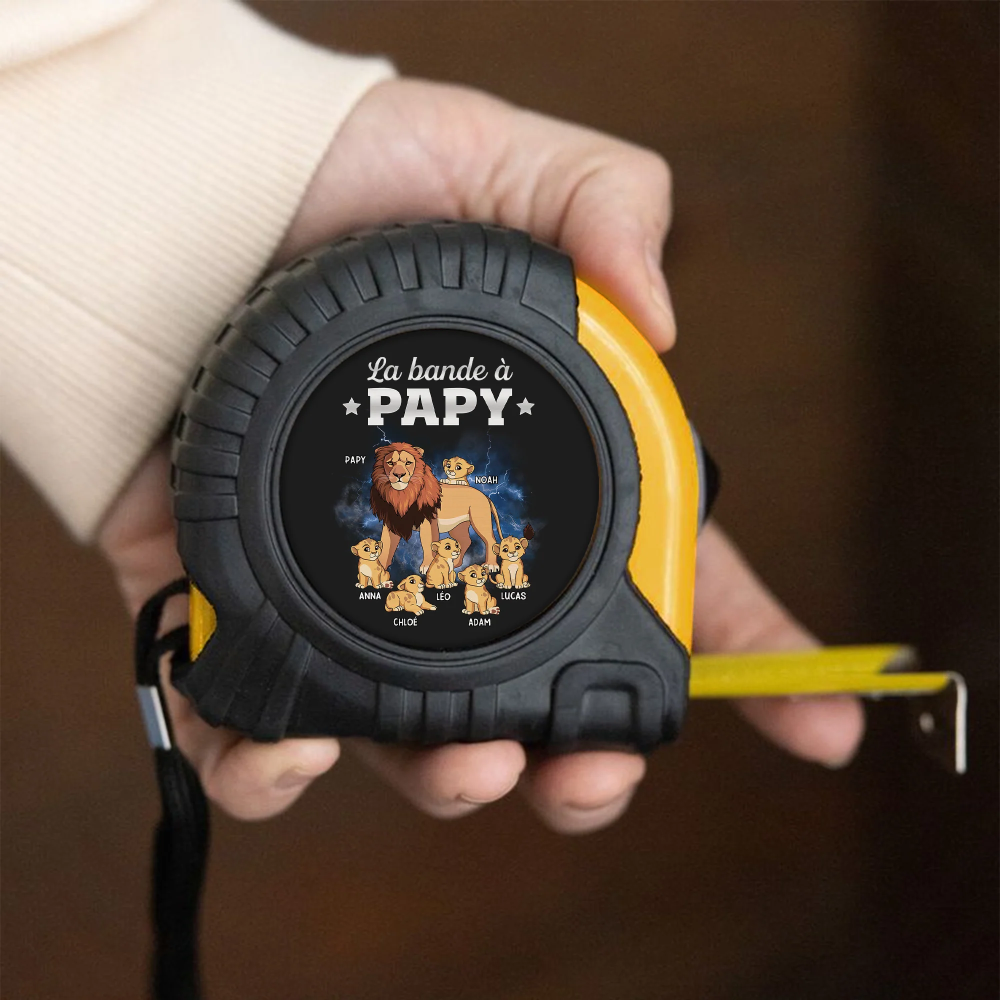 Mètre Personnalisé Cadeau - La Bande À Papa Lion - Image 2