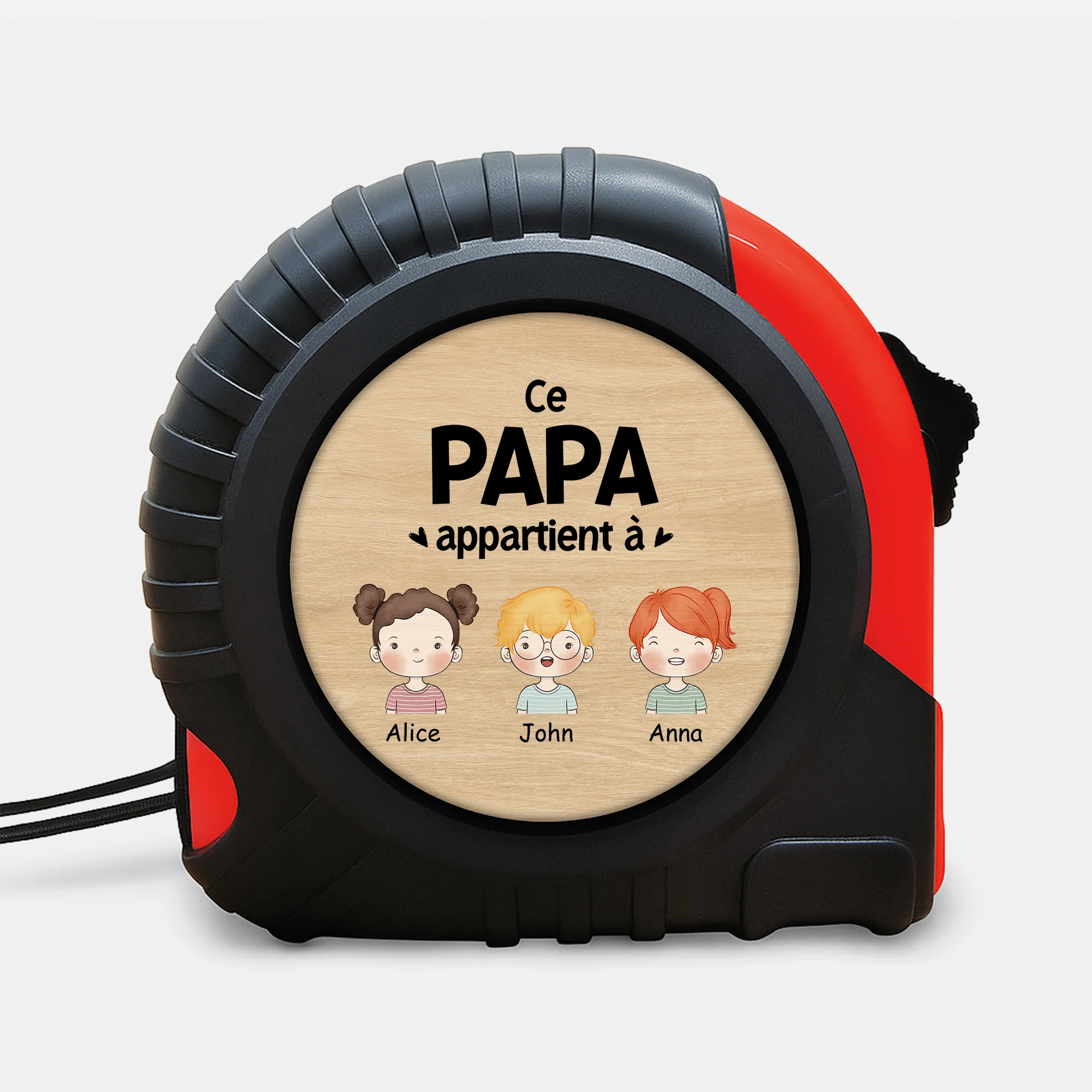 Mètre Ruban Personnalisé - Ce Papa Appartient À