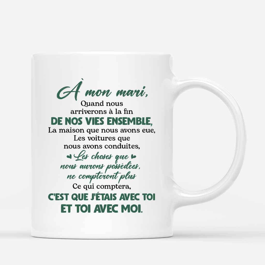 Mug Couple Personnalisé - À Mon Mari - Image 3