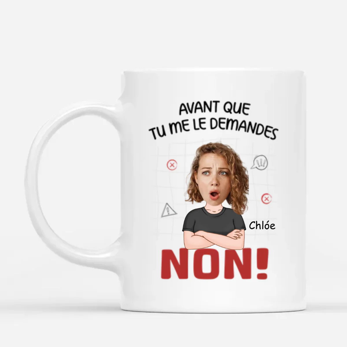 Mug Personnalisé Photo - Avant Que Tu Me Le Demandes