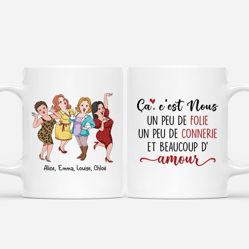 Tasse Personnalisée Amies | Ça C'est Nous