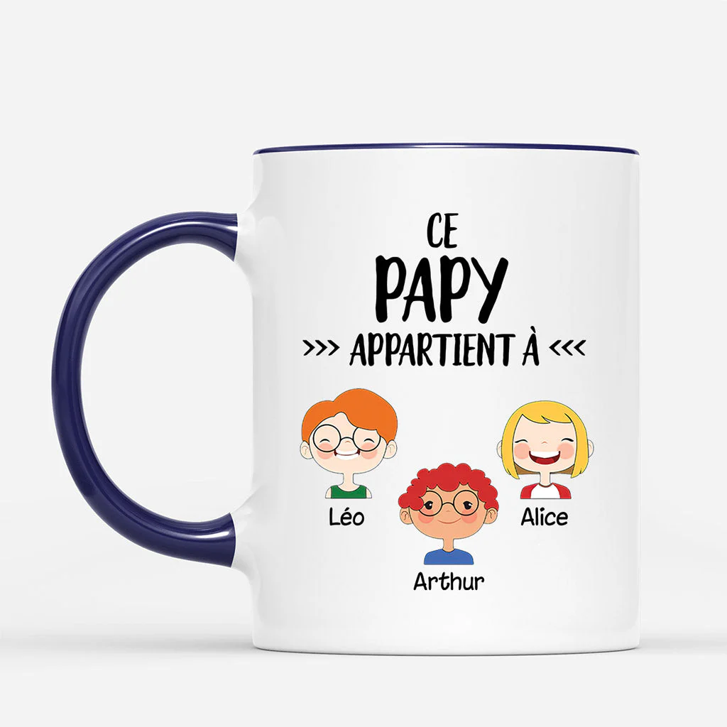 Mug Personnalisé Papa - Ce Papa Appartient À - Image 2
