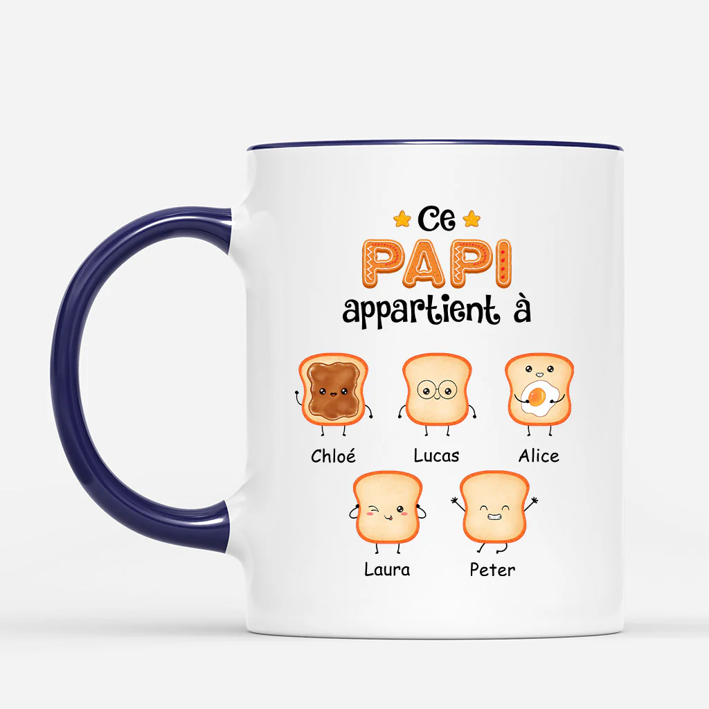Mug personnalisable papy /papa – Ce Papy Appartient À - Image 2