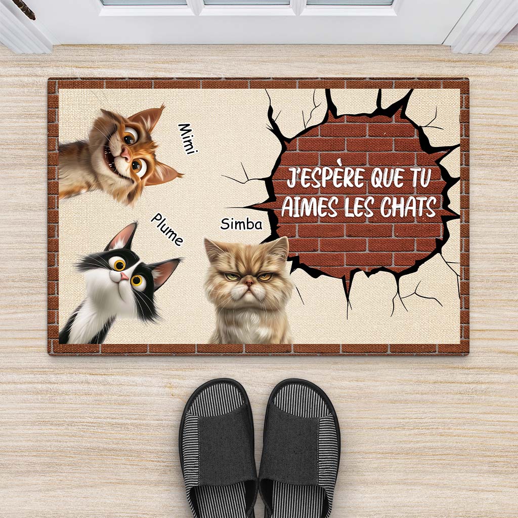 Tapis chat personnalisé – Nous gouvernons la maison - Image 2