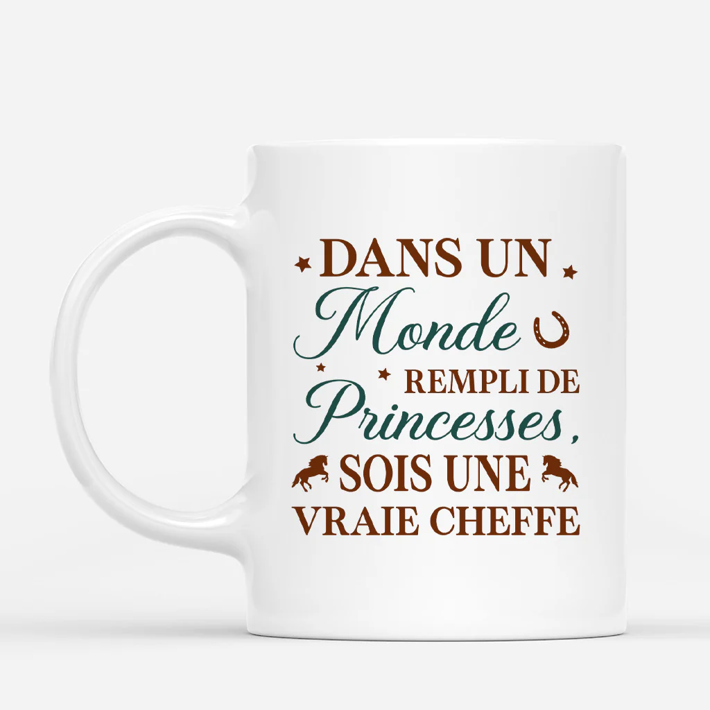 Tasse Personnalisée Cheval - Sois Une Jument Cheffe - Image 2