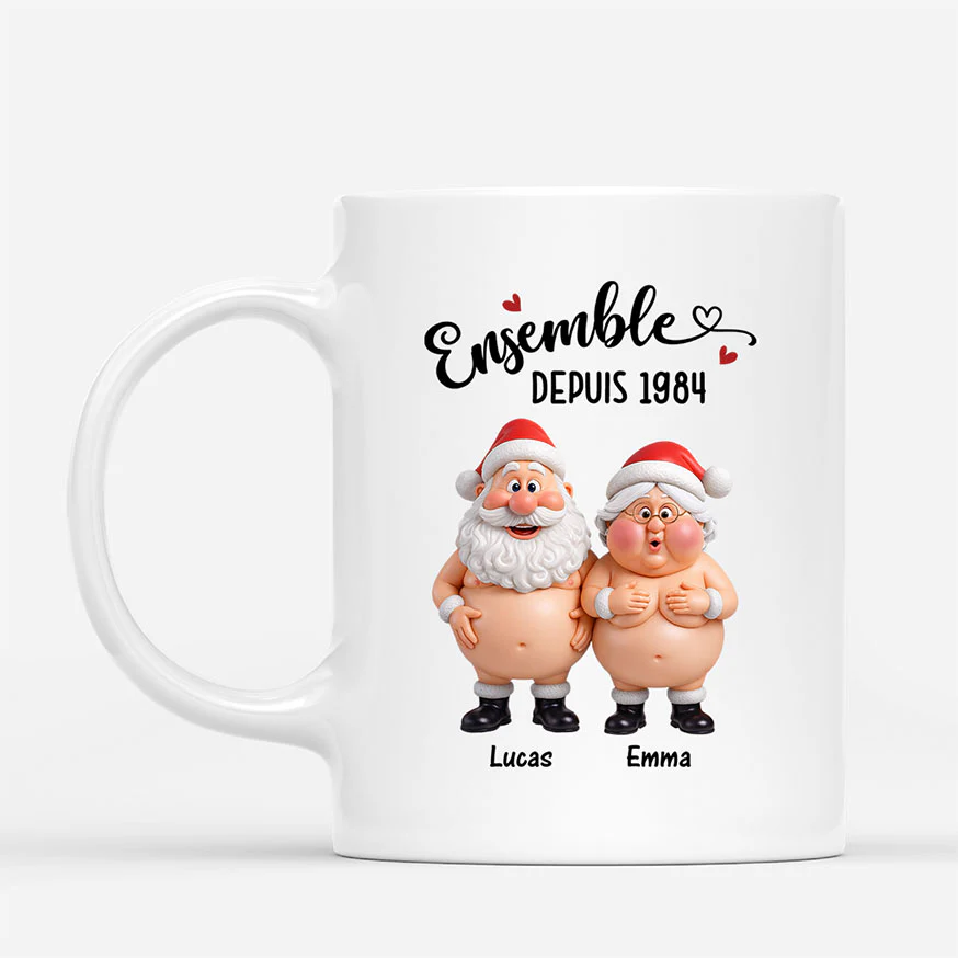 Mug Personnalisé Couple Drôle - Ensemble Depuis