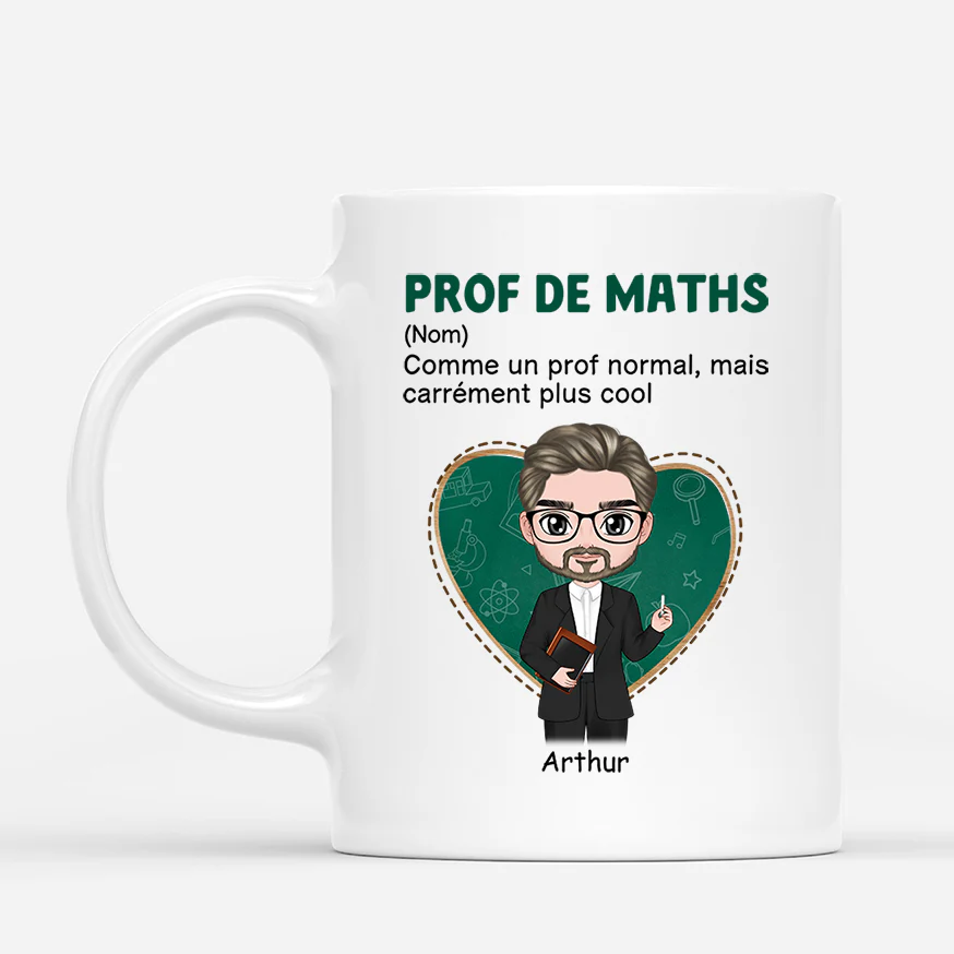 Mug Professeur Personnalisé - Définition de Professeur