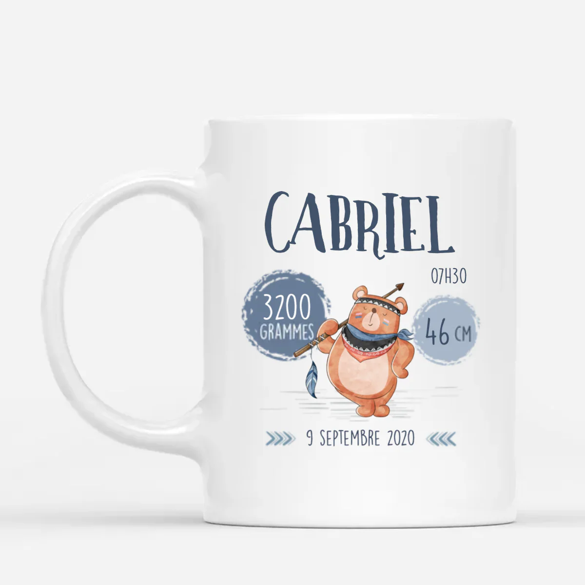 Mug Description d'Enfant Ours Personnalisé - Image 2