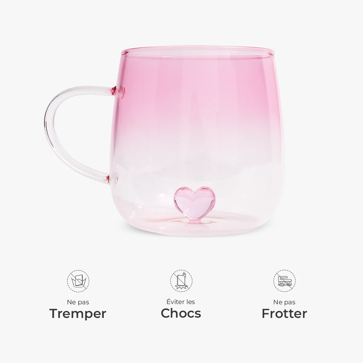 Mug En Verre Personnalisé Dégradé Pour Papa - Papa Ours Et Enfants - Image 4
