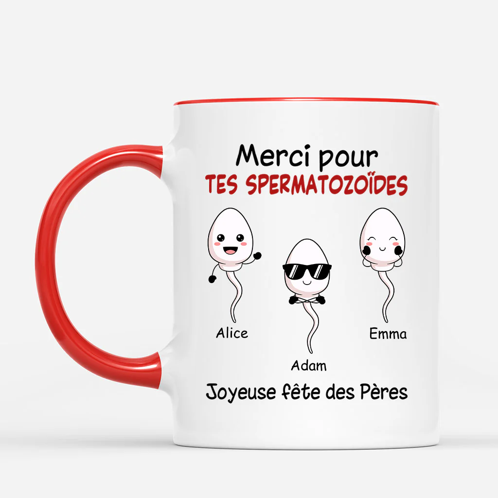 Cadeau Personnalisé Fête des Pères - Mug Enfants Mignons - Image 2