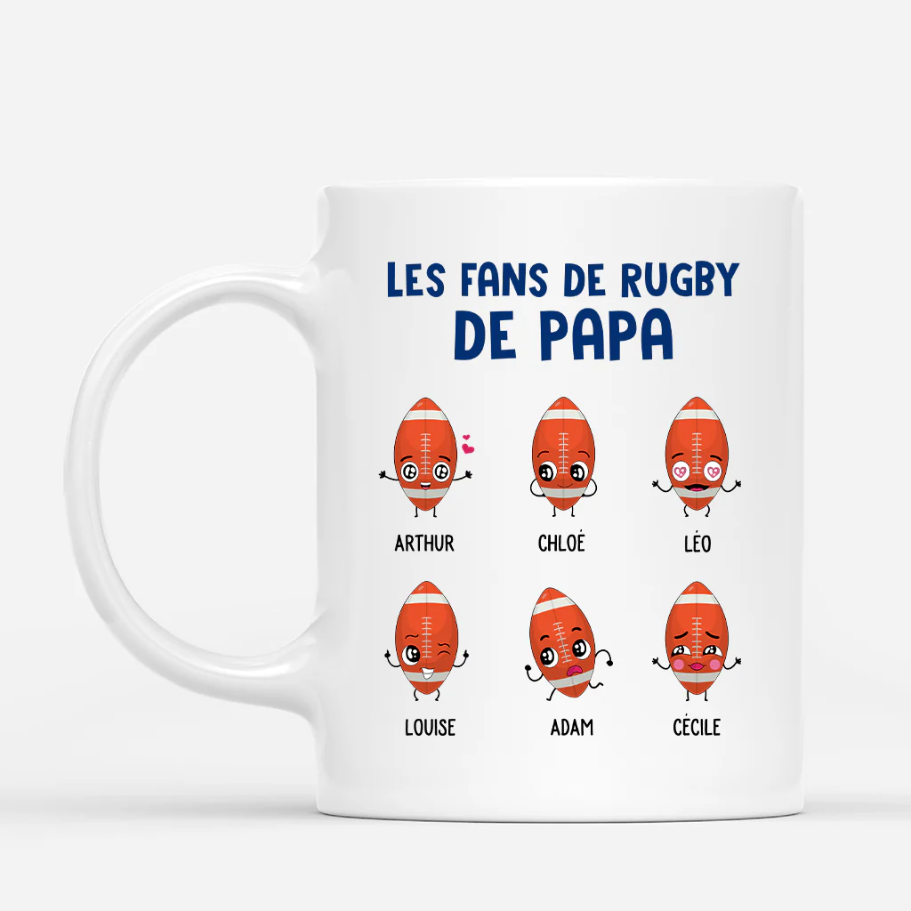 Mug Personnalisé Papy | Équipe de Football de Papy/Papa