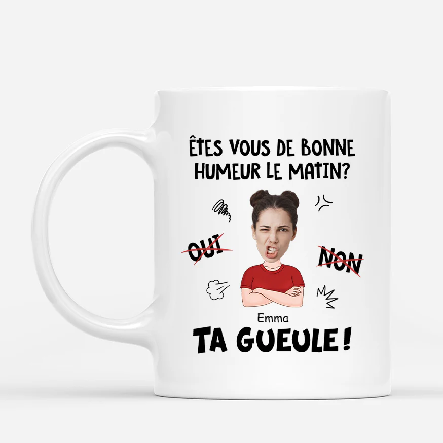Mug Personnalisé Humour - Êtes-Vous De Bonne Humeur Le Martin
